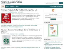 Tablet Screenshot of blog.antoniocangiano.com